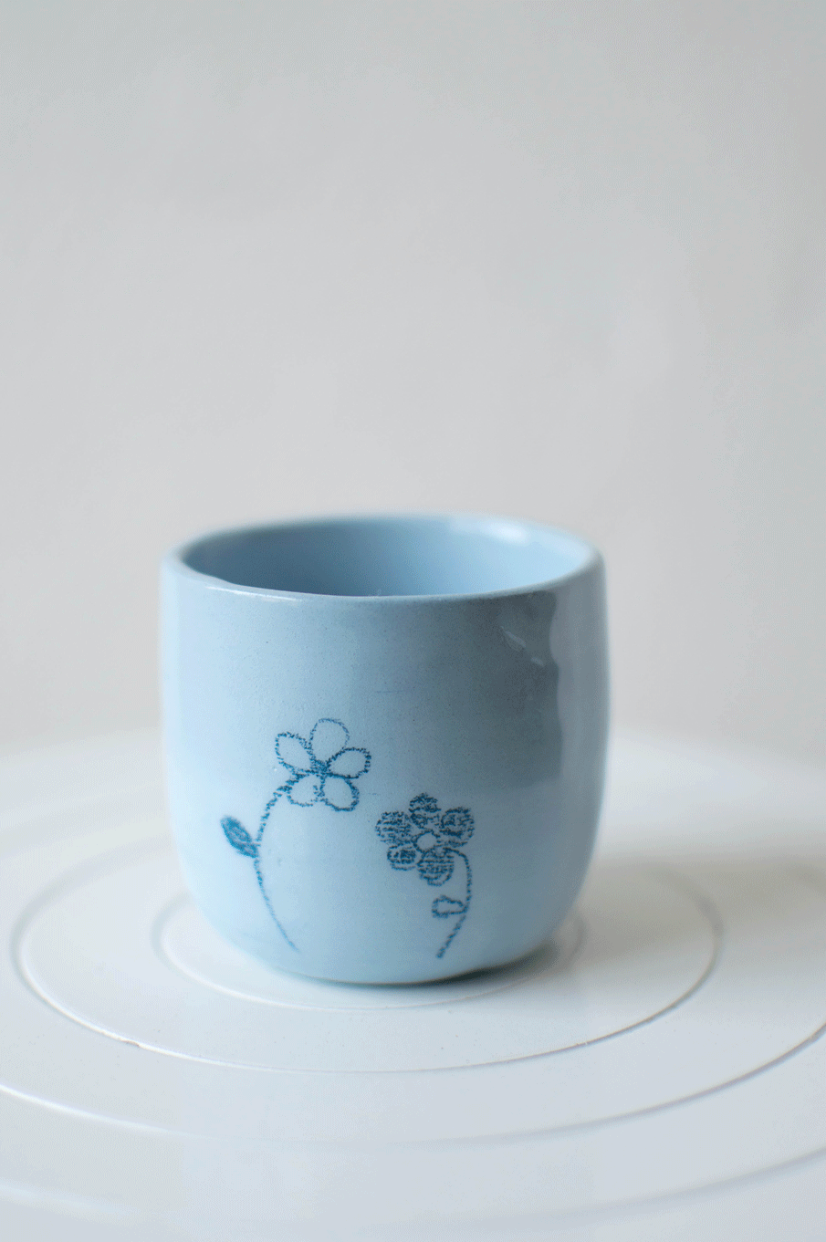 Taza azul