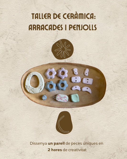 Ceramics Workshop: Design Your Own Earrings and Pendants (2h)